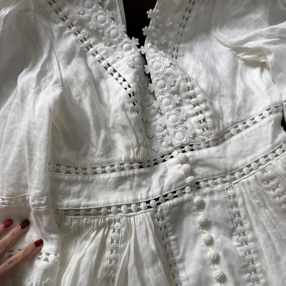 White Zimmermann dress 0p - Picture 5 of 7